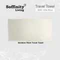 Jstyle Soffinity Bamboo Fibre Travel Towel - White