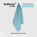 Jstyle Soffinity Bamboo Fibre Face Towel - Blue