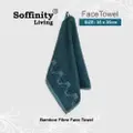 Jstyle Soffinity Bamboo Fibre Face Towel - Dark Blue
