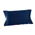 Sweet Home Plain Long-Staple Cotton Pillowcase - Navy Blue