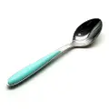 Nihon Cutlery S/Steel Green Handle Coffee Spoon L12.6 W2.6Cm