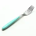 Nihon Cutlery S/Steel Green Handle Dessert Fork L19.7 W2.7Cm