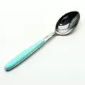 Nihon Cutlery S/Steel Green Handle Dessert Spoon L20 W4Cm