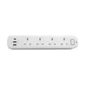 Soundteoh 4 Way Extension Socket With Usb A+C (White)