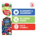 F&N Fruit Tree Fresh No Sugar Added Juice - Blueberry & Cranberry