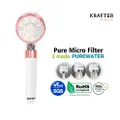 Krafter Purewater Micro Filter Showerhead - Rosegold
