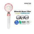 Krafter Anion Balls (Basic) Filter Showerhead -Rose Gold