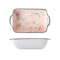 Table Matters Camellia 8.5 Inch Baking Dish With Handles