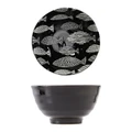 Table Matters Fishes Ebony - Hand Painted 5 Inch Threaded Bow