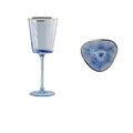 Table Matters Tsuchi Blue Wine Glass - 350Ml
