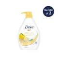 Dove Go Fresh Yuzu Body Wash X 2