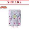 Shears Baby Blanket Toddler Comfy Soft Blanket Pink Star