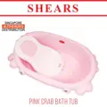 Shears Baby Bath Tub Toddler Crab Bath Tub Pink