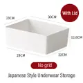 Sweet Home Japanese Underwear Storage With Lid-No Grid
