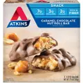 Atkins Snack Caramel Chocolate Nut Roll Bar (5 Bars)