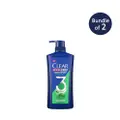 Clear Men 3In1 Shampoo & Bodywash Active Cool 618Ml X2