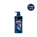 Clear Men 3In1 Shampoo & Bodywash Active Clean 618Ml X 2