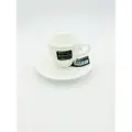 Wilmax England Porcelain Coffee Cup & Saucer 90Ml