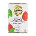Biona Organic Chopped Tomatoes With Fresh Basil