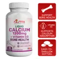Nutri Botanics Liquid Calcium 1200Mg Vitamin D Bone Supplemen