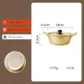 Puritywhite Korean Ramen Noodle Pot Induction Stove 18Cm