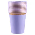 Partyforte Disposable Paper Tableware Cups Pastel Blue