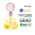 Krafter Lemon Vitamin C Filter Showerhead - Rosegold