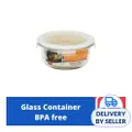 Lock&Lock Clear Glass Food Container Round 870Ml