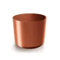 Prosperplast Tubo Flower Pot - Metallic Copper (148 X 130Mm)
