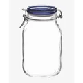 Bormioli Rocco Fido Glass Jar 2Ltr Blue
