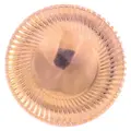 Partyforte Disposable Paper Tableware Plate Metallic Gold