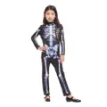 Partyforte Halloween Costume Children Girl - Skeleton Jumpsui