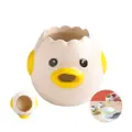 Camime White Egg Separator Ceramic Cute Chick - Yellow