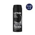 Lynx Black Deodorant Body Spray X 2