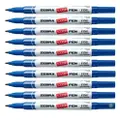 Zebra Name Pen Fine Point Permanent Marker (Blue Ink)