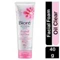 Biore Facial Foam - Bright & Oil Clear With Natural Scrub