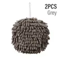 Sweet Home Chenille Hands Towel Ball - Grey