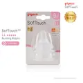 Pigeon Softouch 3 Wide Neck Nipple / Teats (Ll) 9M+