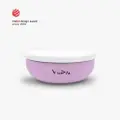 Viida Souffle Antibacterial Stainless Steel Bowl - Purple