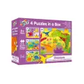 Galt 4 Puzzles In A Box (Dinosaurs)