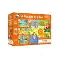 Galt 4 Puzzles In A Box (Jungle)