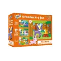 Galt 4 Puzzles In A Box (Woodland)