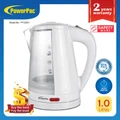 Powerpac 1 0L Kettle Jug With Uk Controller Ppj2001