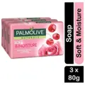 Palmolive Naturals Soft Moisture Rose & Cherries 80G Bar Soap