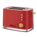 Powerpac (Ppt05R) 2 Slice Bread Toaster With Auto Pop Up-Red