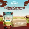 Zenko Superfoods Ancient Grain Clusters - Caramel [24 Pack]