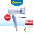 Powerpac Hair Dryer With 2 Speed Selector & Foldable Pph1200