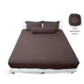 Silky Smooth Bedsheet 800Tc | Super Single - Brown