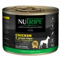 Nutripe Pure Chicken & Green Tripe Dog (Gum-Free)