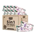 Kit Cat 5 In 1 Cat Wipes -Lavender Alcohol & Paraben Free